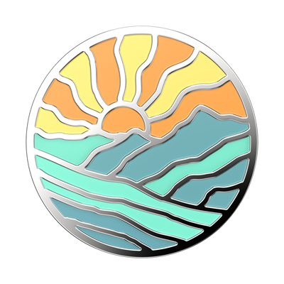 Mountain Rays — Adhesive PopGrip