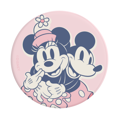Mickey Mouse & Minnie Mouse Pink — Adhesive PopGrip
