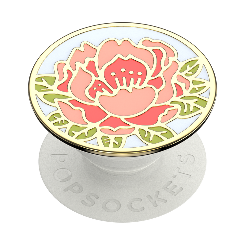 Enamel Blooming Peony Pink — Adhesive PopGrip image number 1