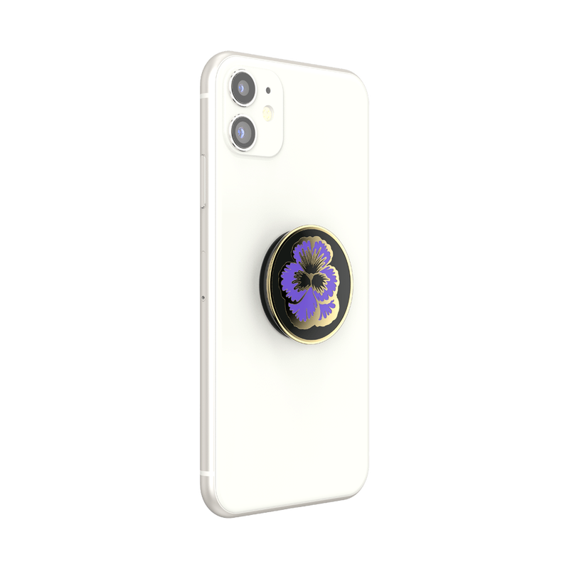 Enamel Flowering Iris — Adhesive PopGrip image number 5