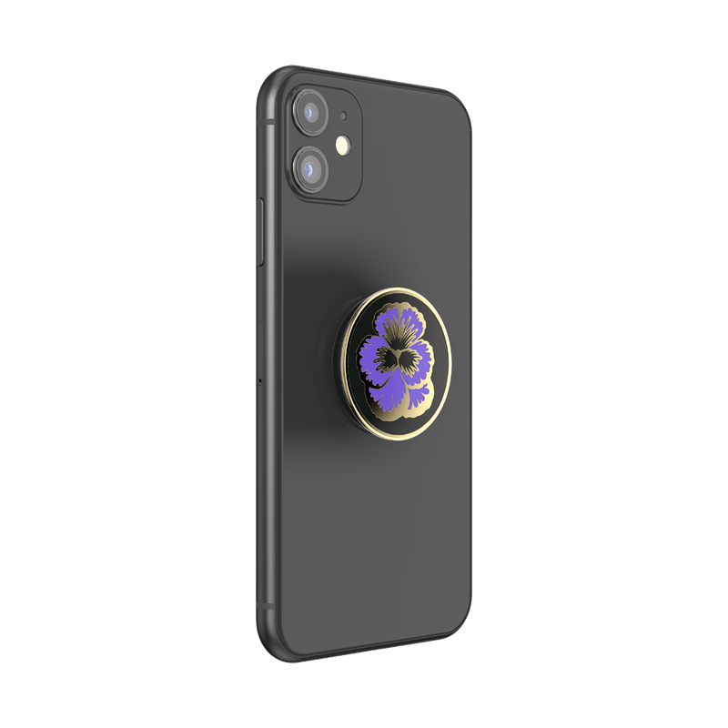 Enamel Flowering Iris — Adhesive PopGrip image number 3