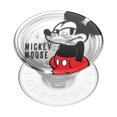 Translucent Mickey Mouse Smirk — Adhesive PopGrip