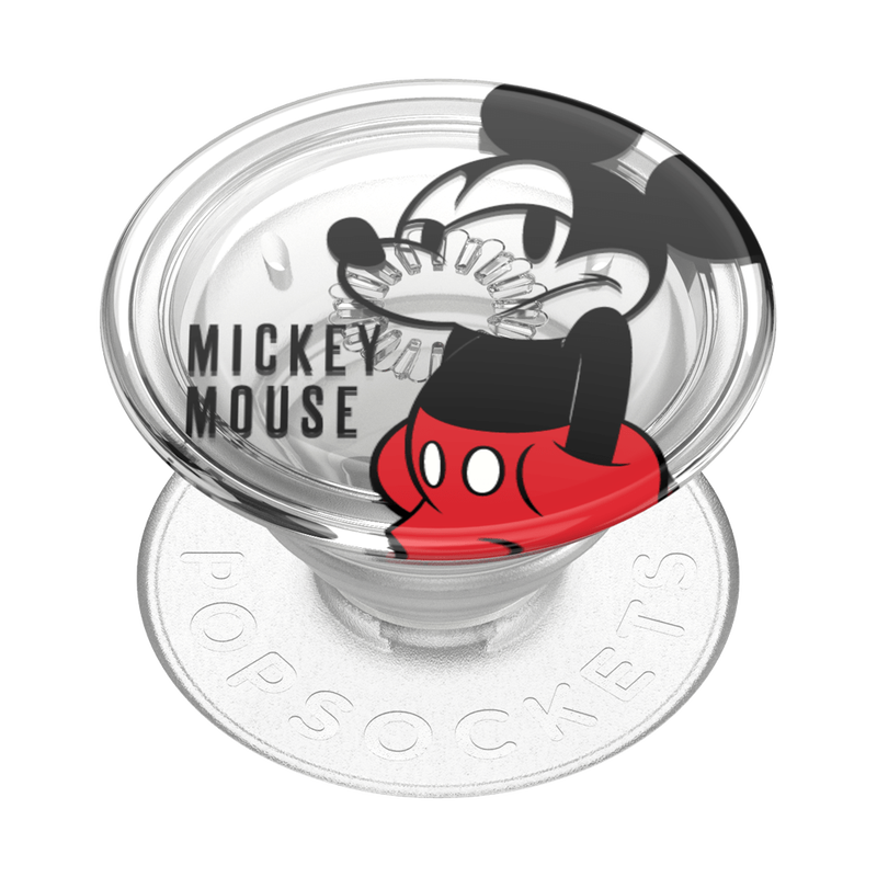 Translucent Mickey Mouse Smirk — Adhesive PopGrip image number 0