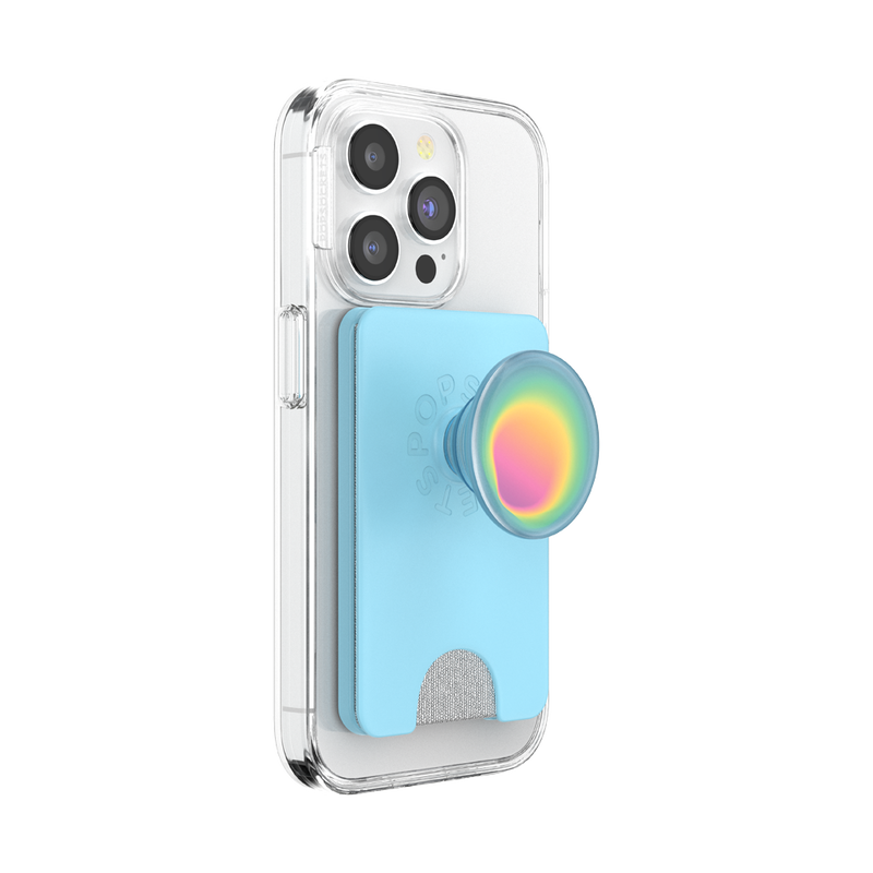 Butterfly Pea Blue Boca Aura — MagSafe PopWallet+ image number 7