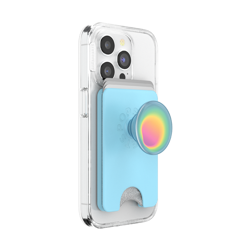 Butterfly Pea Blue Boca Aura — MagSafe PopWallet+ image number 8