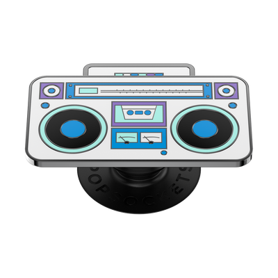 Enamel BoomBox — Adhesive PopGrip