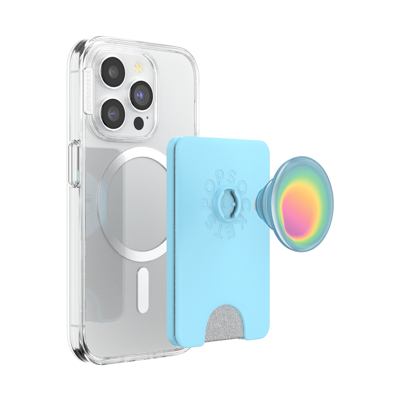 Butterfly Pea Blue Boca Aura — MagSafe PopWallet+ image number 5