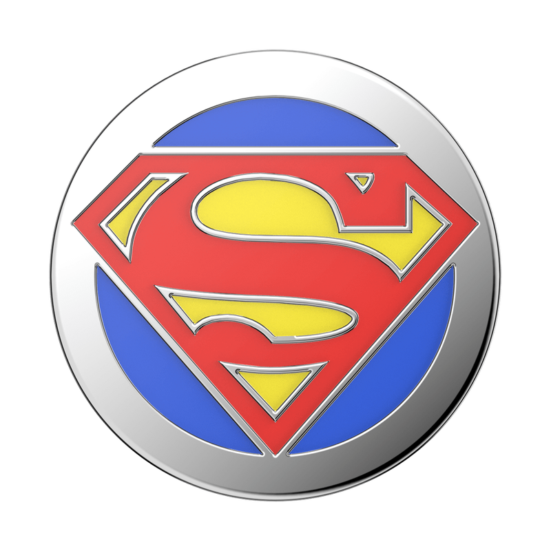 Warner Bros. - Enamel Superman — Adhesive PopGrip image number 0