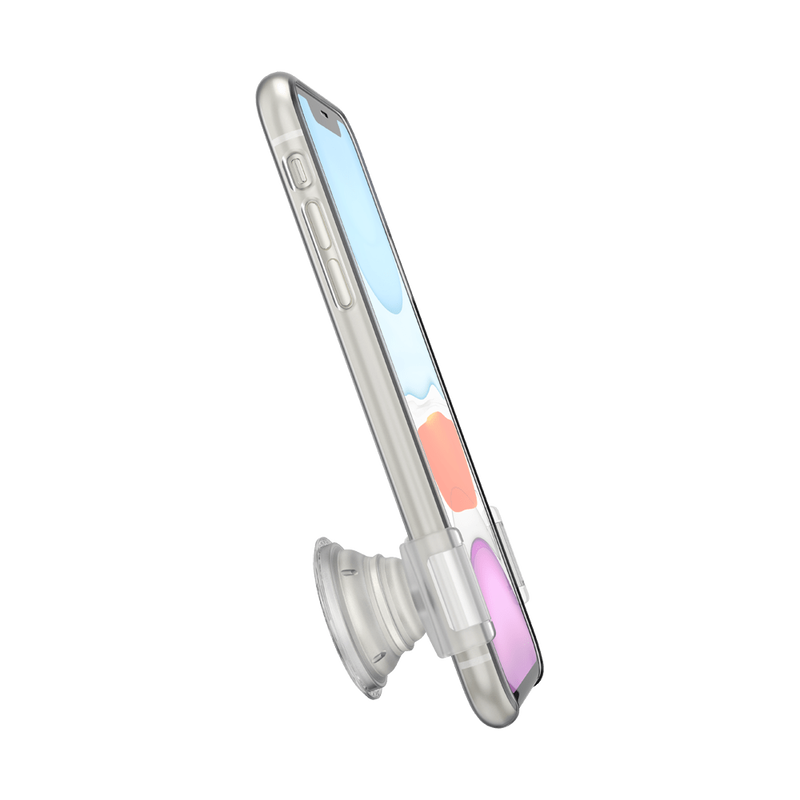 Clear on White with Square Edges — Slide Stretch PopGrip image number 4