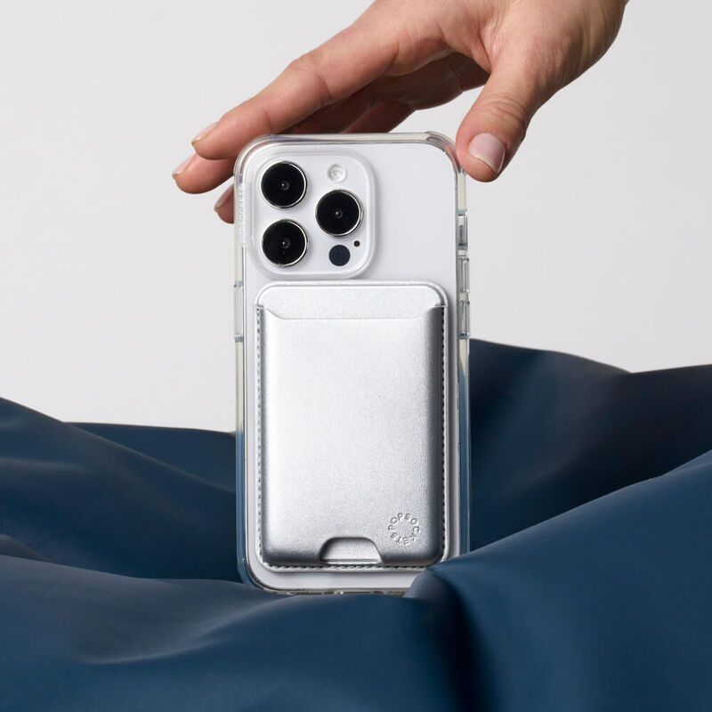 Silver — Softgoods MagSafe PopWallet+ image number 3
