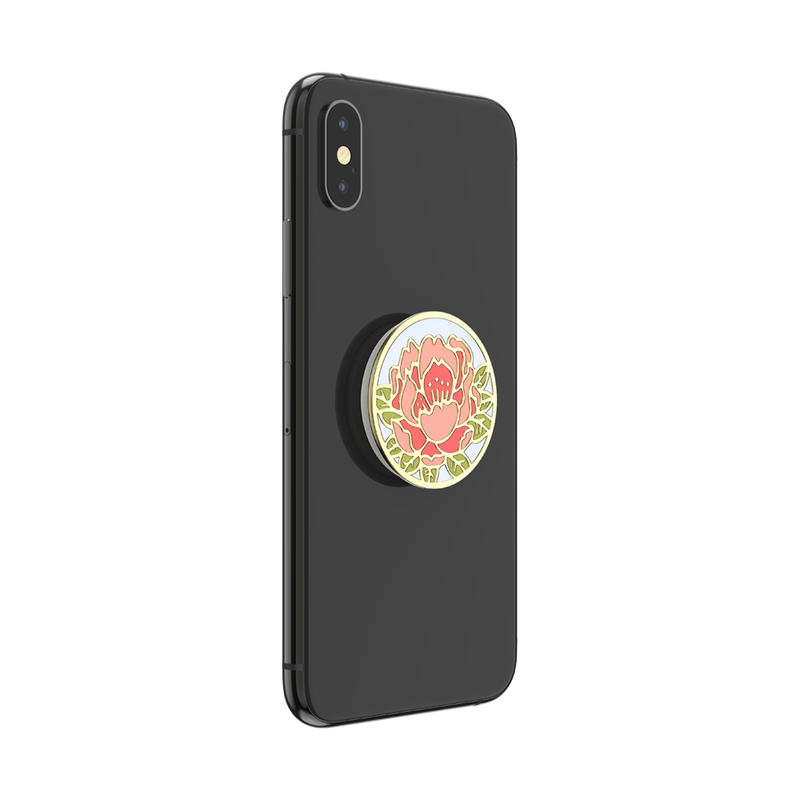 Enamel Blooming Peony Pink — Adhesive PopGrip image number 3