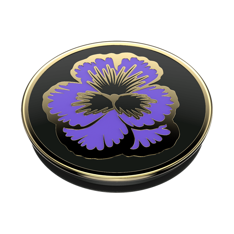Enamel Flowering Iris — Adhesive PopGrip image number 2