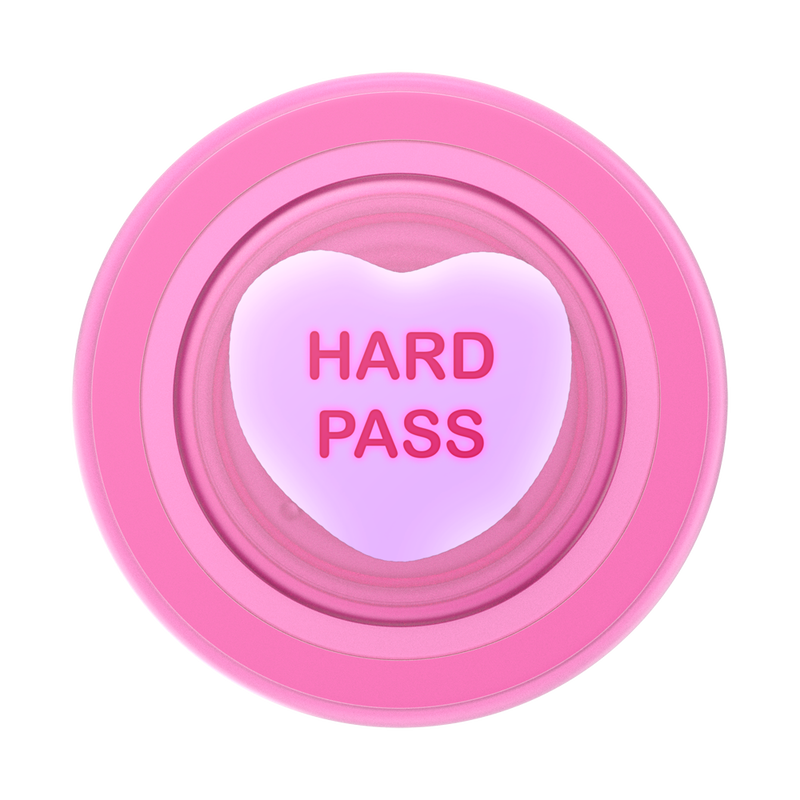 Candy Heart Hard Pass — MagSafe PopGrip image number 1