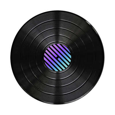 Secondary image for hover Backspin Retro Vinyl — Adhesive PopGrip