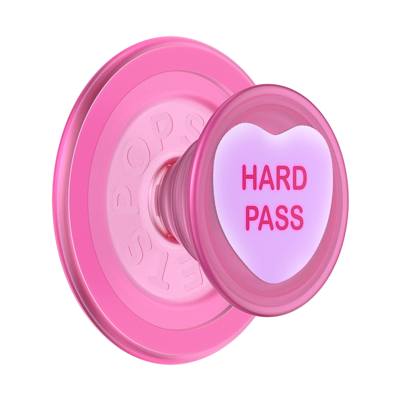 Candy Heart Hard Pass — MagSafe PopGrip image number 0