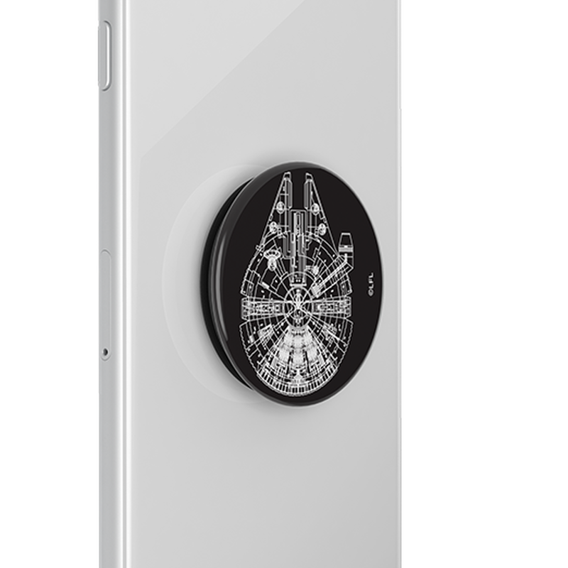 Aluminum Millennium Falcon — Adhesive PopGrip image number 6