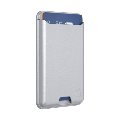 Silver — Softgoods PopWallet for MagSafe