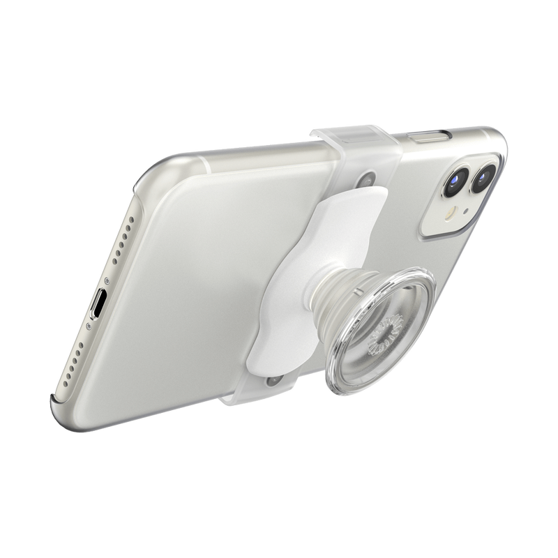 Clear on White with Square Edges — Slide Stretch PopGrip image number 5